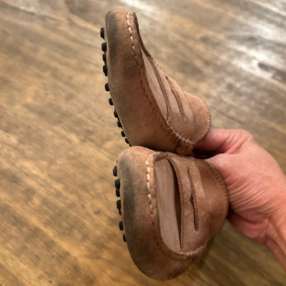 Aurélien soft suede pink driving loafers 39 made in Italy - Picture 5 of 12